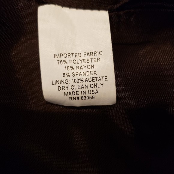 Vintage S & D Von Maur Two Piece Set Women's Blazer M + Pants Ashley Fit 10 Suit - Picture 7 of 16